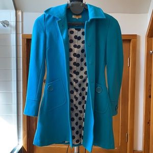 Tulle turquoise peacoat